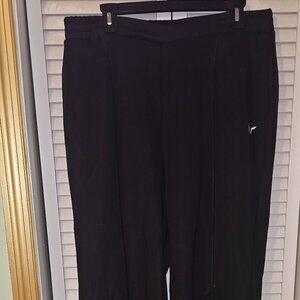 Squat Wolf V Waist Wide Leg Pants Black size XL